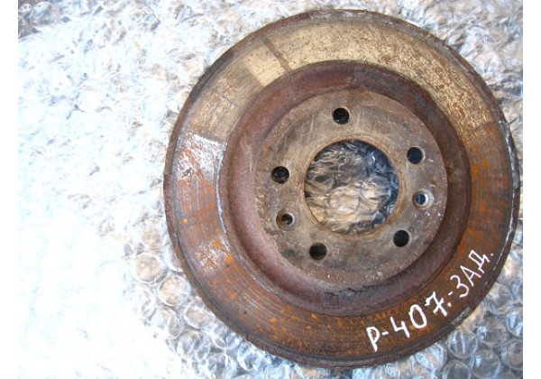 диск гальмівний,задній,Peugeot 407,Citroen C5,1.6hdi